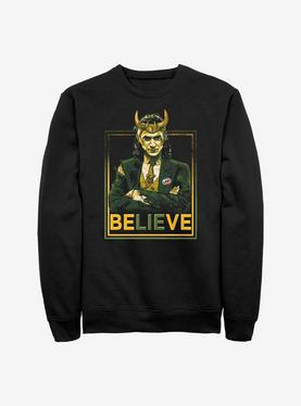 Marvel Loki Believe Political Motive Sweatshirt, , hi-res